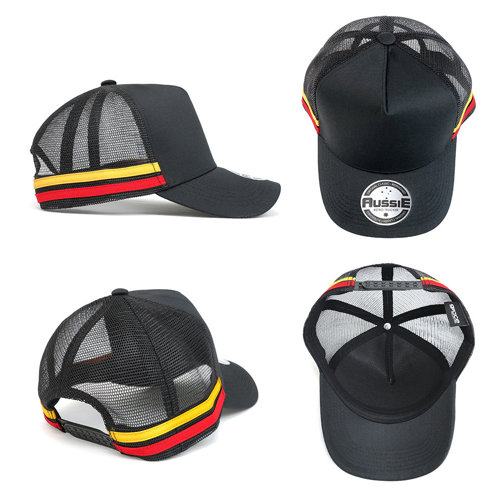 Striped Trucker Cap